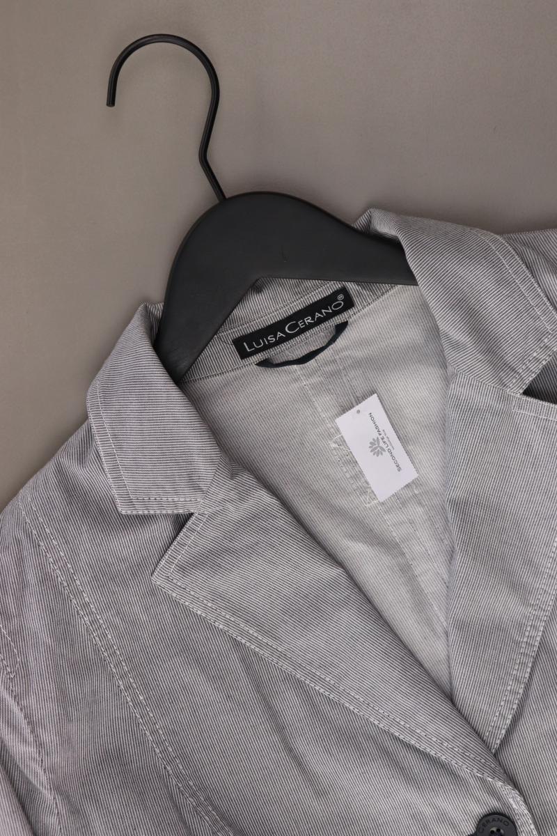 Luisa Cerano Regular Blazer Gr. 42 grau aus Baumwolle