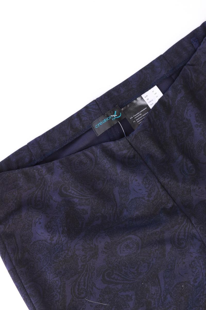 creation L Hose Gr. Kurzgröße 21 blau aus Polyester