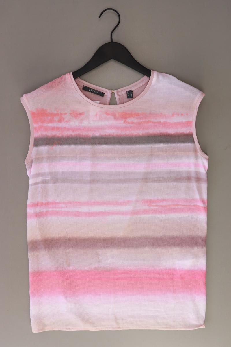 Esprit Kurzarmbluse Gr. M rosa aus Polyester