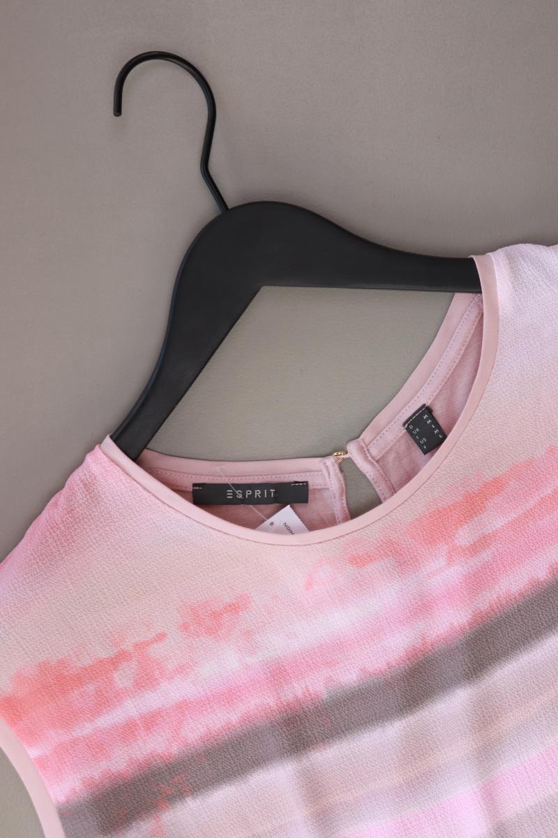 Esprit Kurzarmbluse Gr. M rosa aus Polyester