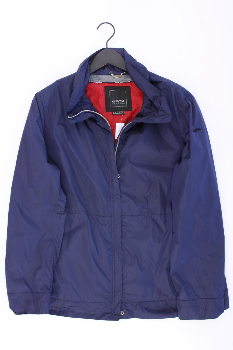 Geox Lange Jacke Gr. 48 neuwertig blau aus Polyamid
