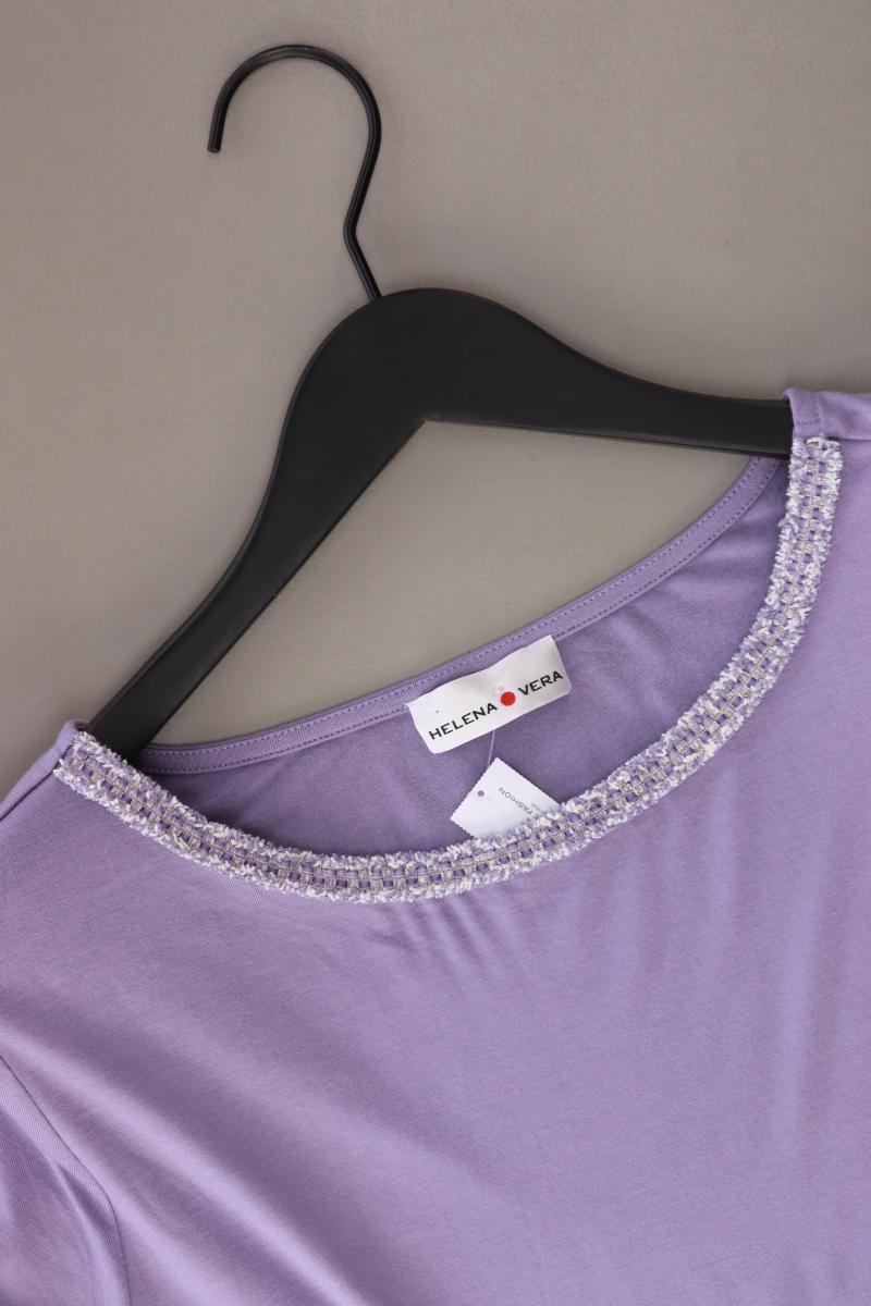 Helena Vera Regular Shirt Gr. 46 3/4 Ärmel lila aus Viskose
