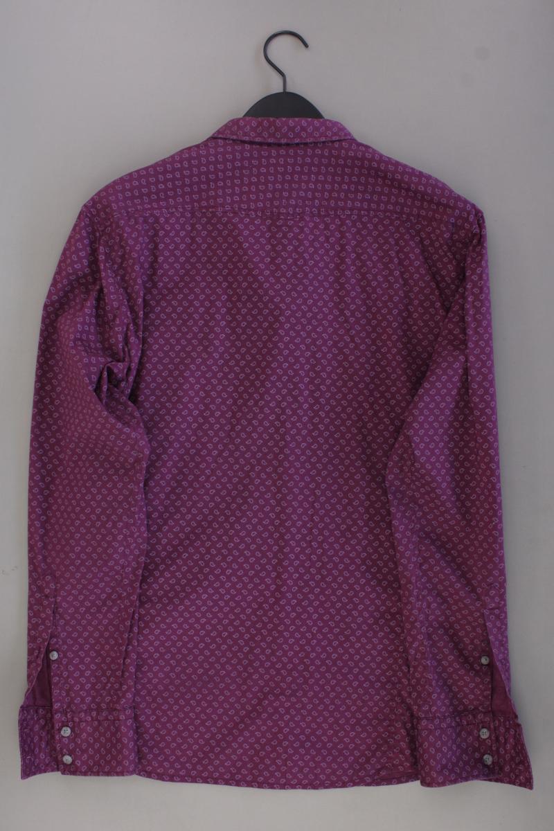 BOSS Orange Langarmhemd für Herren Gr. XL lila