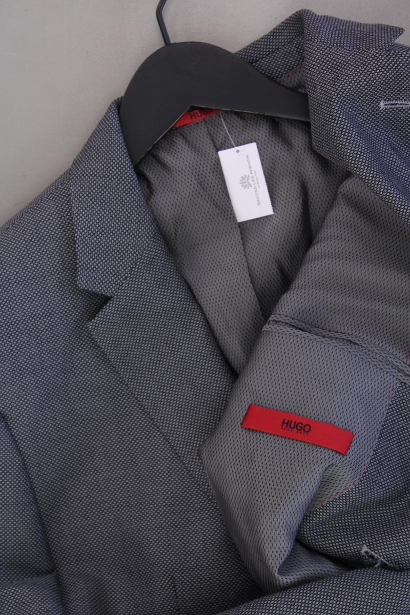 Hugo Boss Longsakko für Herren Gr. 48 neuwertig grau aus Viskose