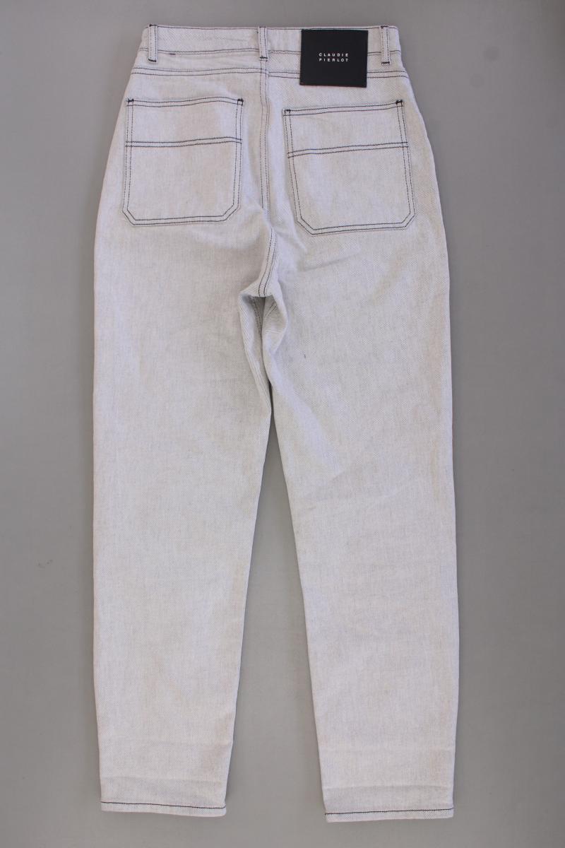 Claudie Pierlot Mom Jeans Gr. 36 Vintage grau