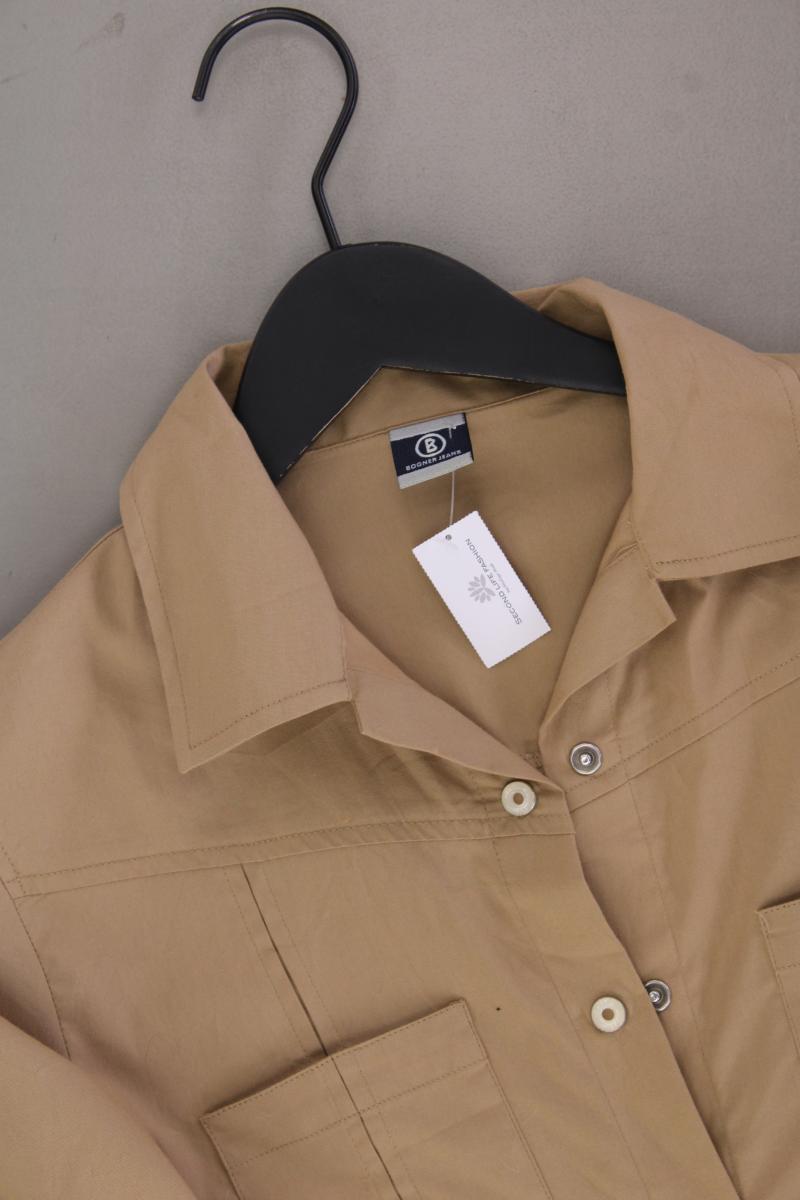 Bogner Jeans Regular Bluse Gr. S 3/4 Ärmel braun aus Baumwolle