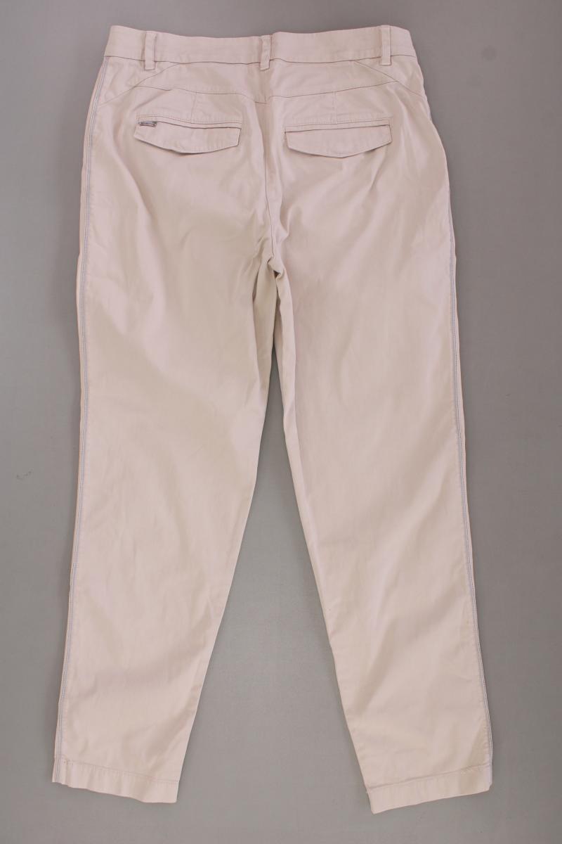 Marc Cain Chinohose Gr. 38 creme aus Baumwolle