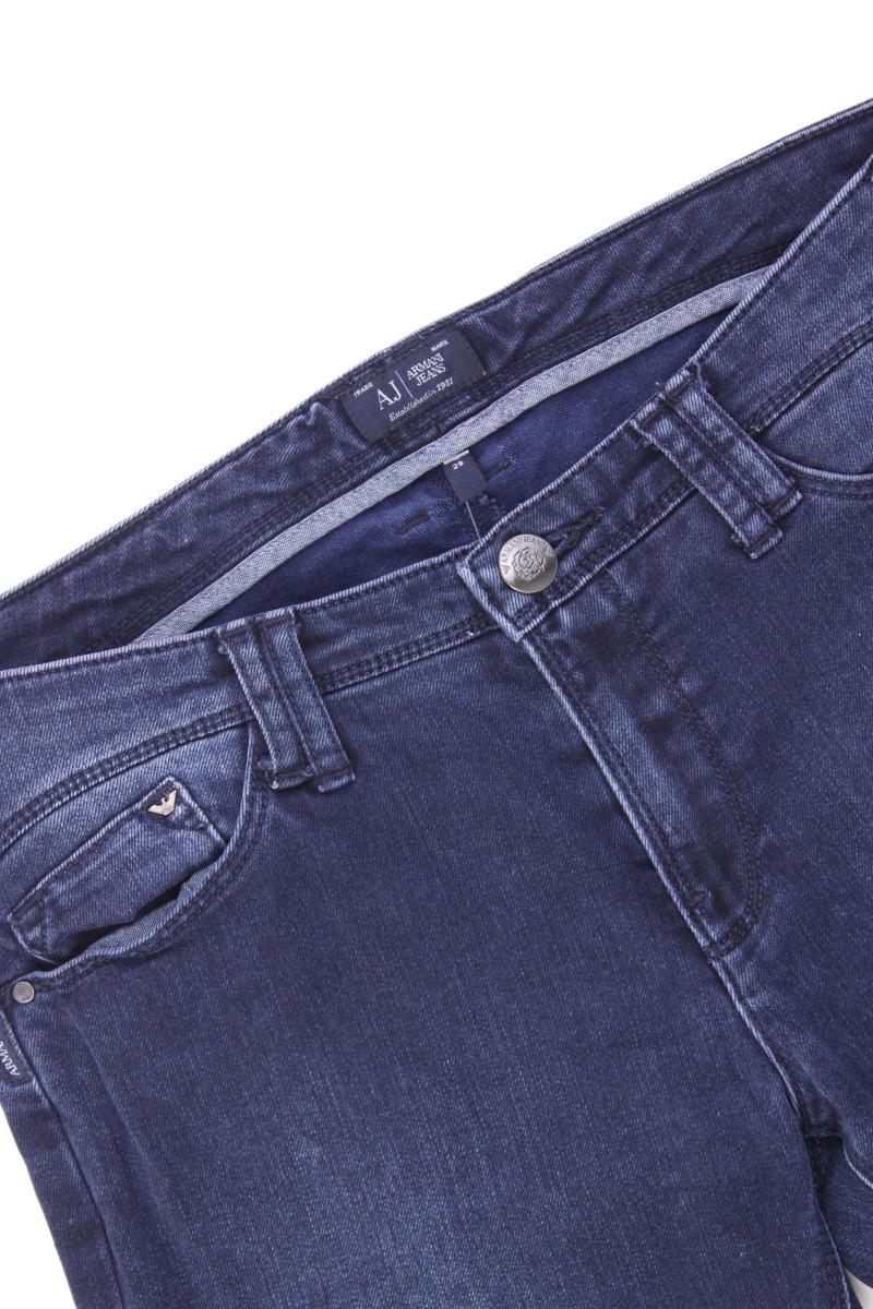 Armani Jeans Skinny Jeans Gr. W29 blau aus Baumwolle