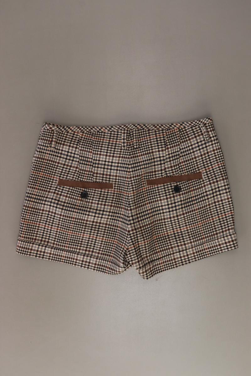 H&M Shorts Gr. 36 kariert braun aus Polyester
