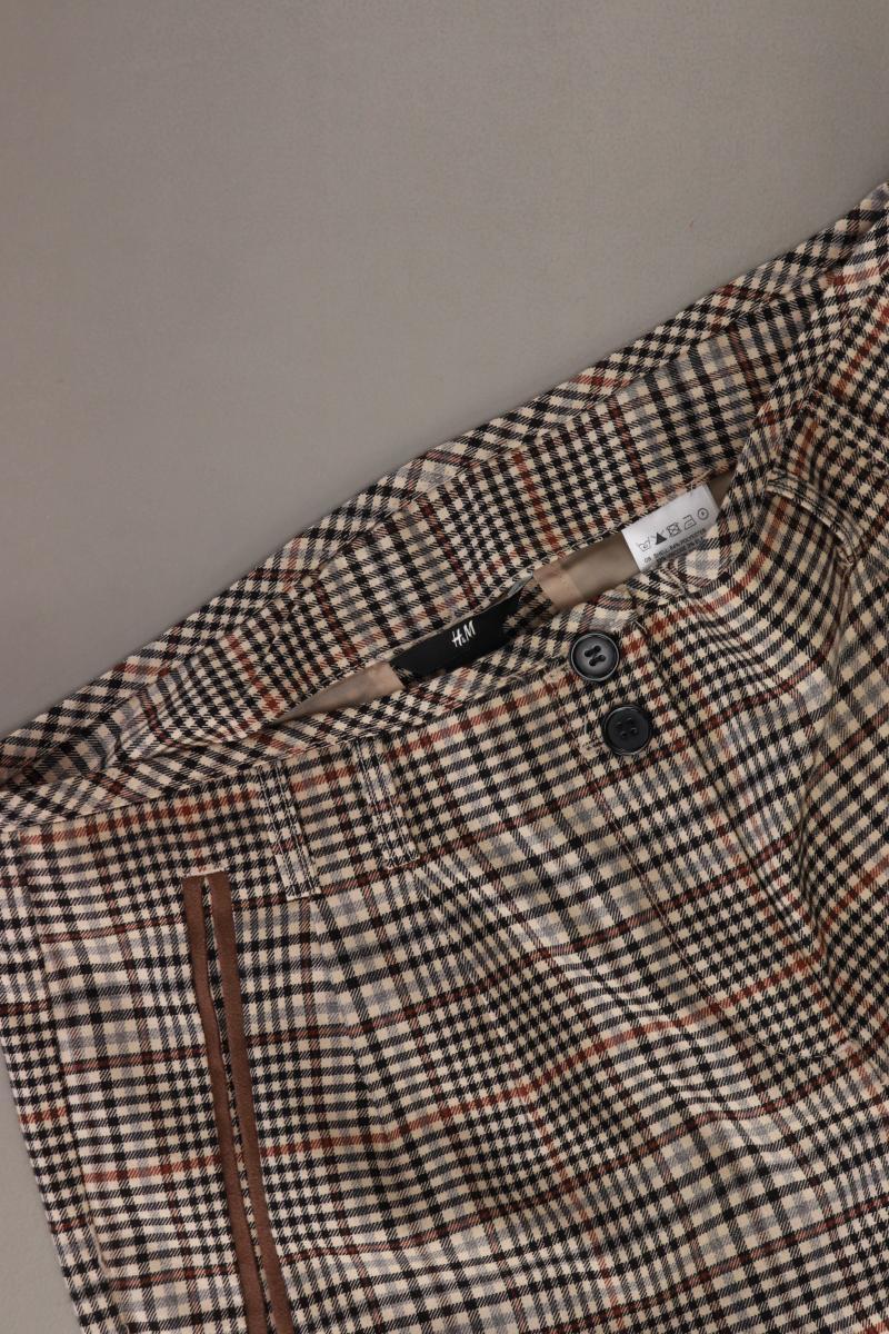 H&M Shorts Gr. 36 kariert braun aus Polyester