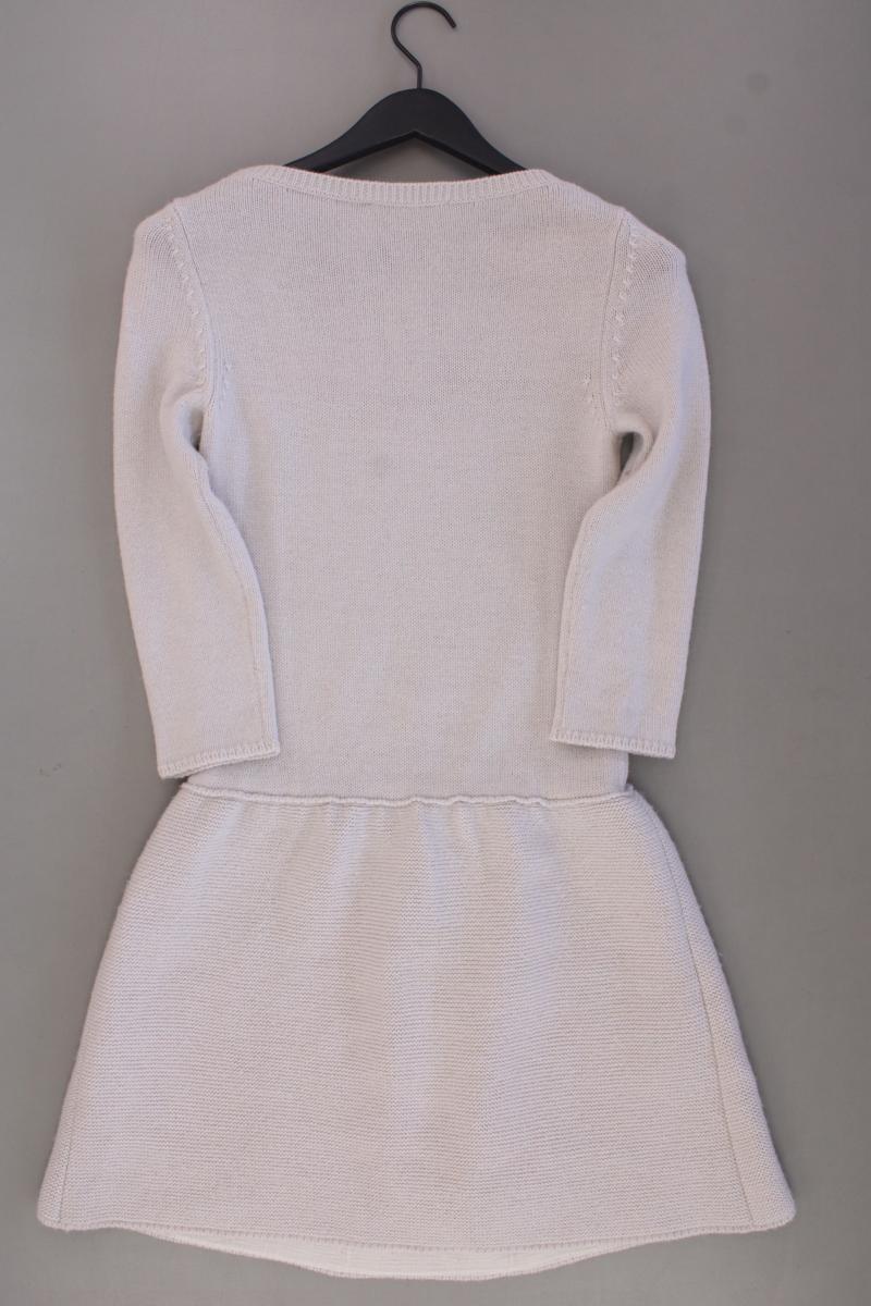 Stefanel Strickkleid Gr. M 3/4 Ärmel creme aus Polyacryl