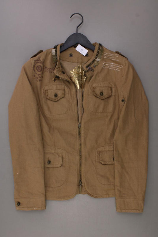 Luisa Cerano Übergangsjacke Gr. 40 braun aus Baumwolle