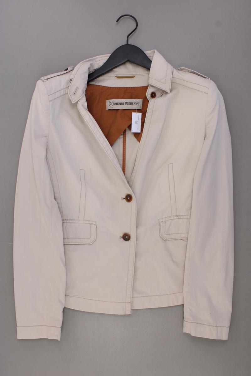 Drykorn Übergangsjacke Gr. 40 creme aus Baumwolle