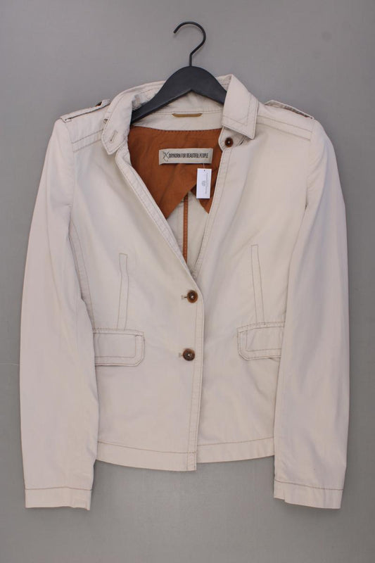Drykorn Übergangsjacke Gr. 40 creme aus Baumwolle