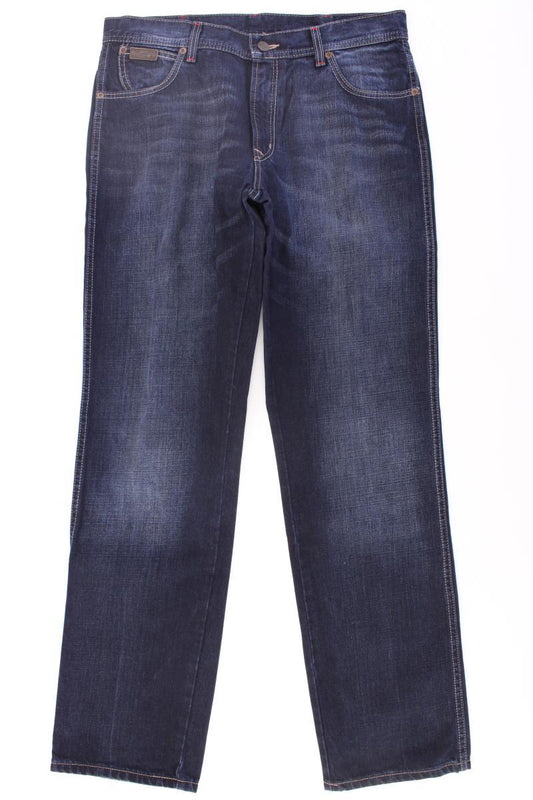 Wrangler Straight Jeans für Herren Gr. W36/L34 blau aus Baumwolle