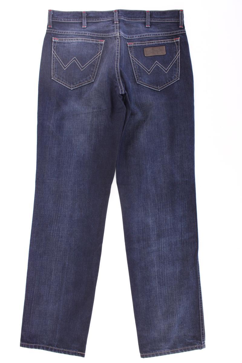 Wrangler Straight Jeans für Herren Gr. W36/L34 blau aus Baumwolle