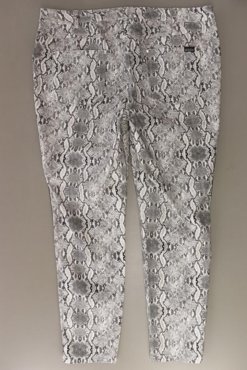 Laura Kent Hose Gr. 50 mit Tierdruck grau aus Baumwolle