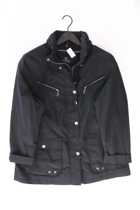 BARBARA LEBEK Übergangsjacke Gr. 44 schwarz aus Polyester