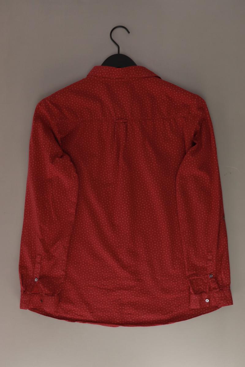 Esprit Langarmbluse Gr. 38 rot aus Baumwolle