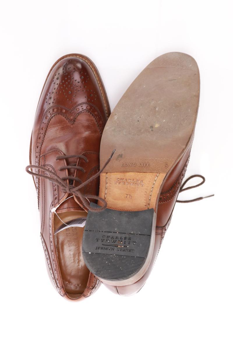CHARLES TYRWHITT Schuhe für Herren Gr. 41.5 braun aus Leder