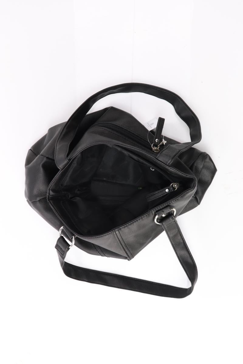 Es Carté Tasche schwarz aus Kunstleder