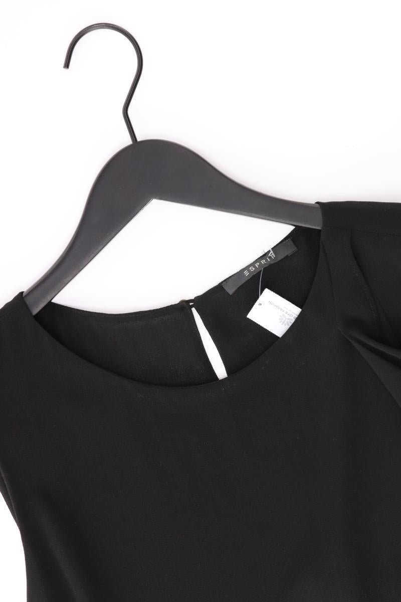 Esprit Chiffonbluse Gr. 42 Ärmellos schwarz aus Polyester