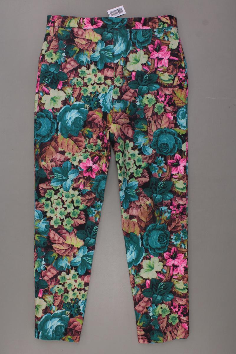 Darling Stoffhose Gr. S mit Blumenmuster mehrfarbig aus Polyester