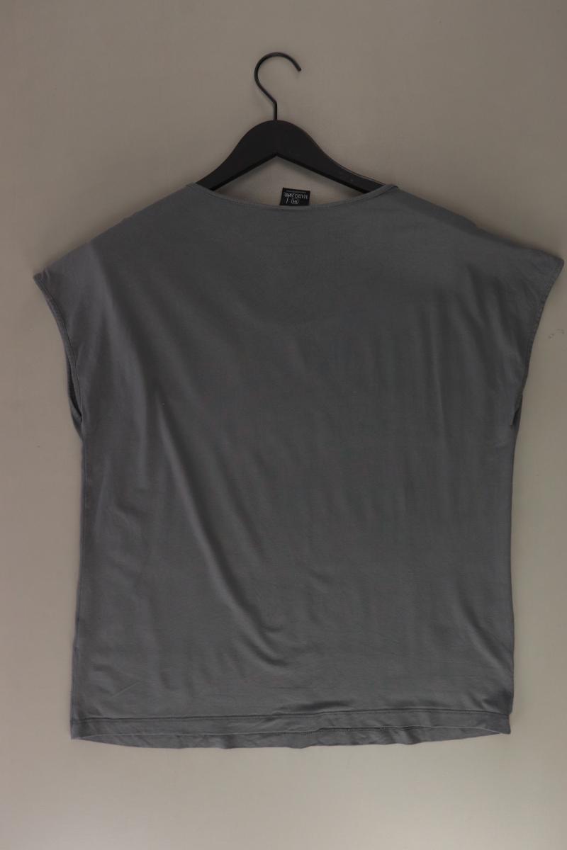 Madeleine T-Shirt Gr. M Kurzarm mit Pailletten grau