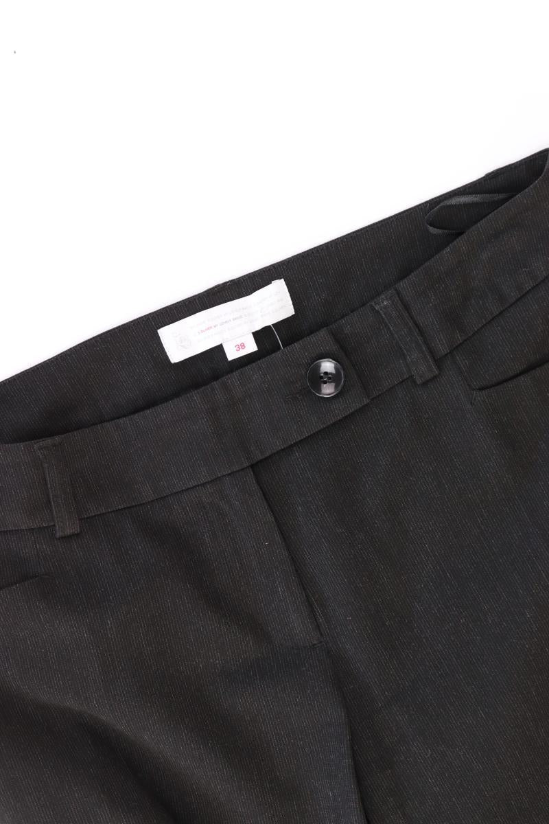 QS by s.Oliver Anzughose Gr. 38 gestreift schwarz