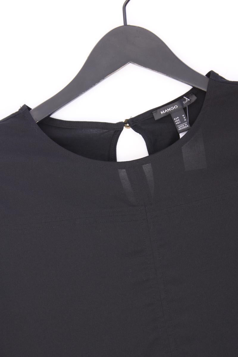 Mango Kurzarmbluse Gr. M schwarz