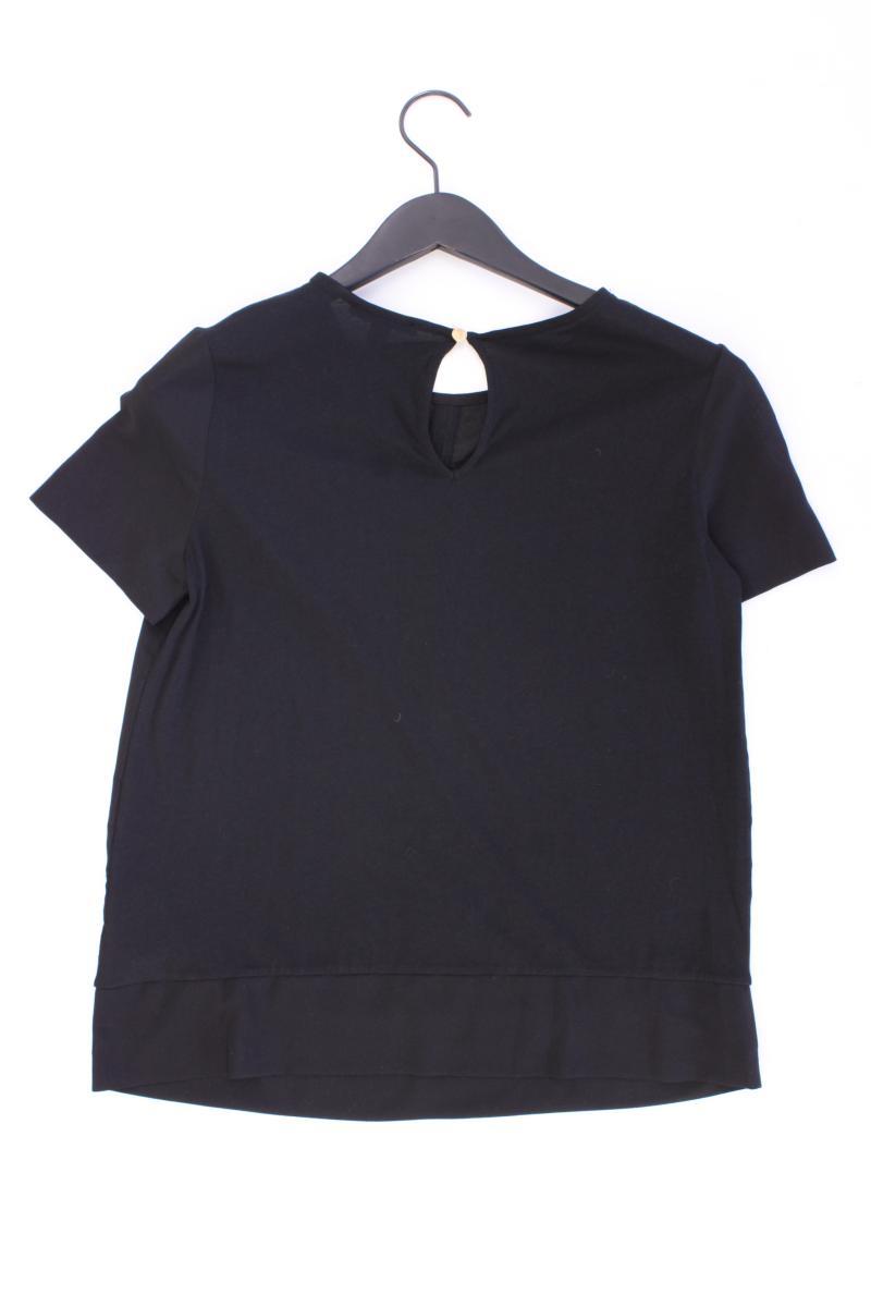 Mango Kurzarmbluse Gr. M schwarz