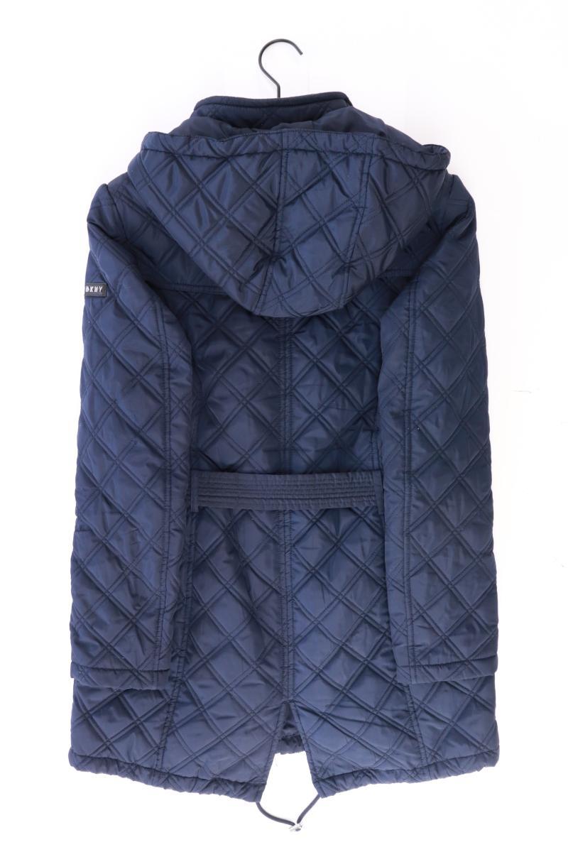 DKNY Kapuzenmantel Gr. S blau aus Polyester