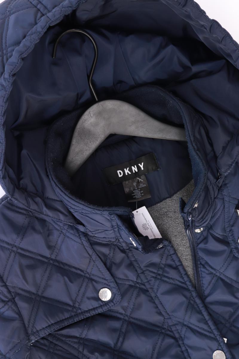 DKNY Kapuzenmantel Gr. S blau aus Polyester