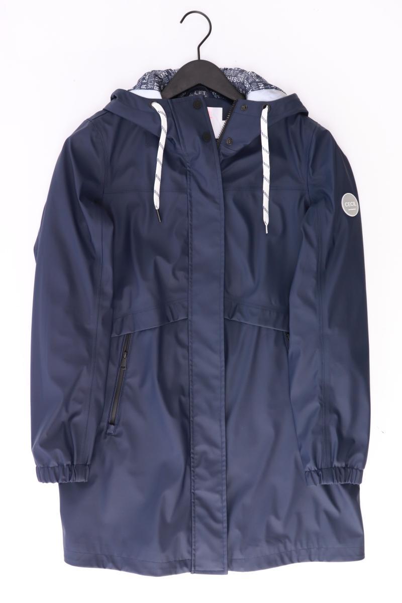 Cecil Regenmantel Gr. S neuwertig blau aus Polyester