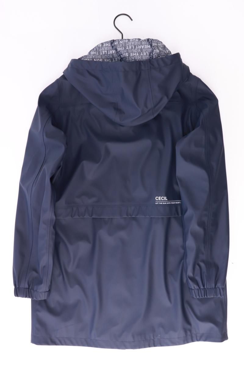 Cecil Regenmantel Gr. S neuwertig blau aus Polyester