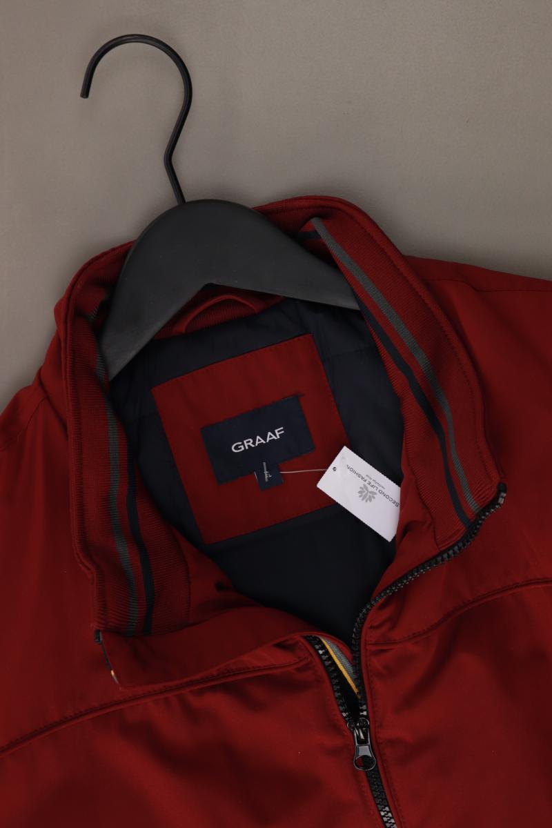 van Graaf Lange Jacke für Herren Gr. XL rot aus Polyester