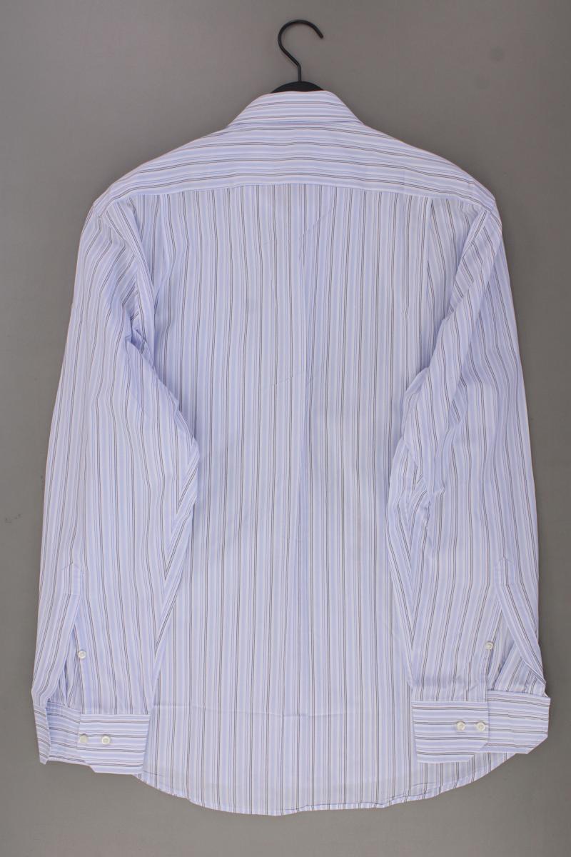 BOSS by Hugo Boss Langarmhemd für Herren Gr. Hemdgröße 41 gestreift blau