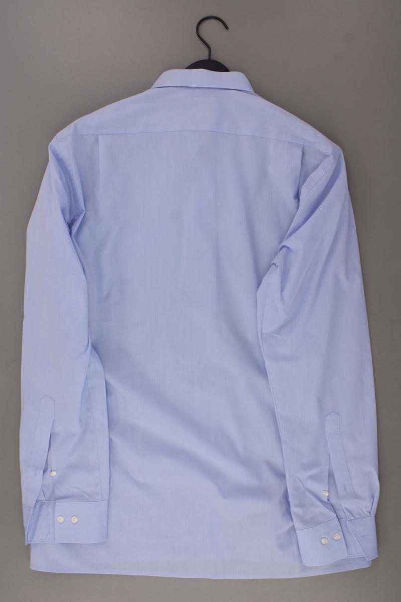 MARVELIS Langarmhemd für Herren Gr. Hemdgröße 41 blau aus Baumwolle