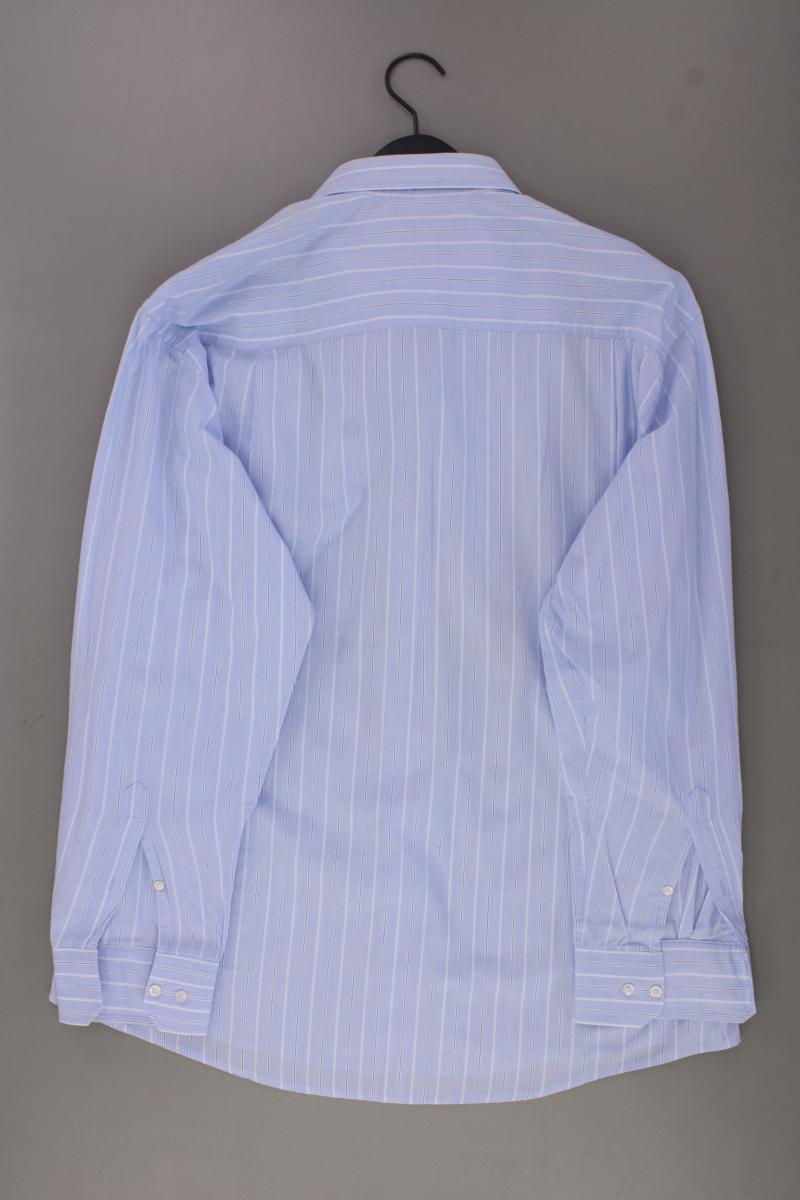 Rover & Lakes Langarmhemd für Herren Gr. Hemdgröße 41/42 gestreift blau