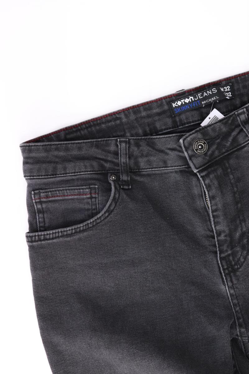 Koton Skinny Jeans für Herren Gr. W32/L32 Modell Michael schwarz aus Baumwolle