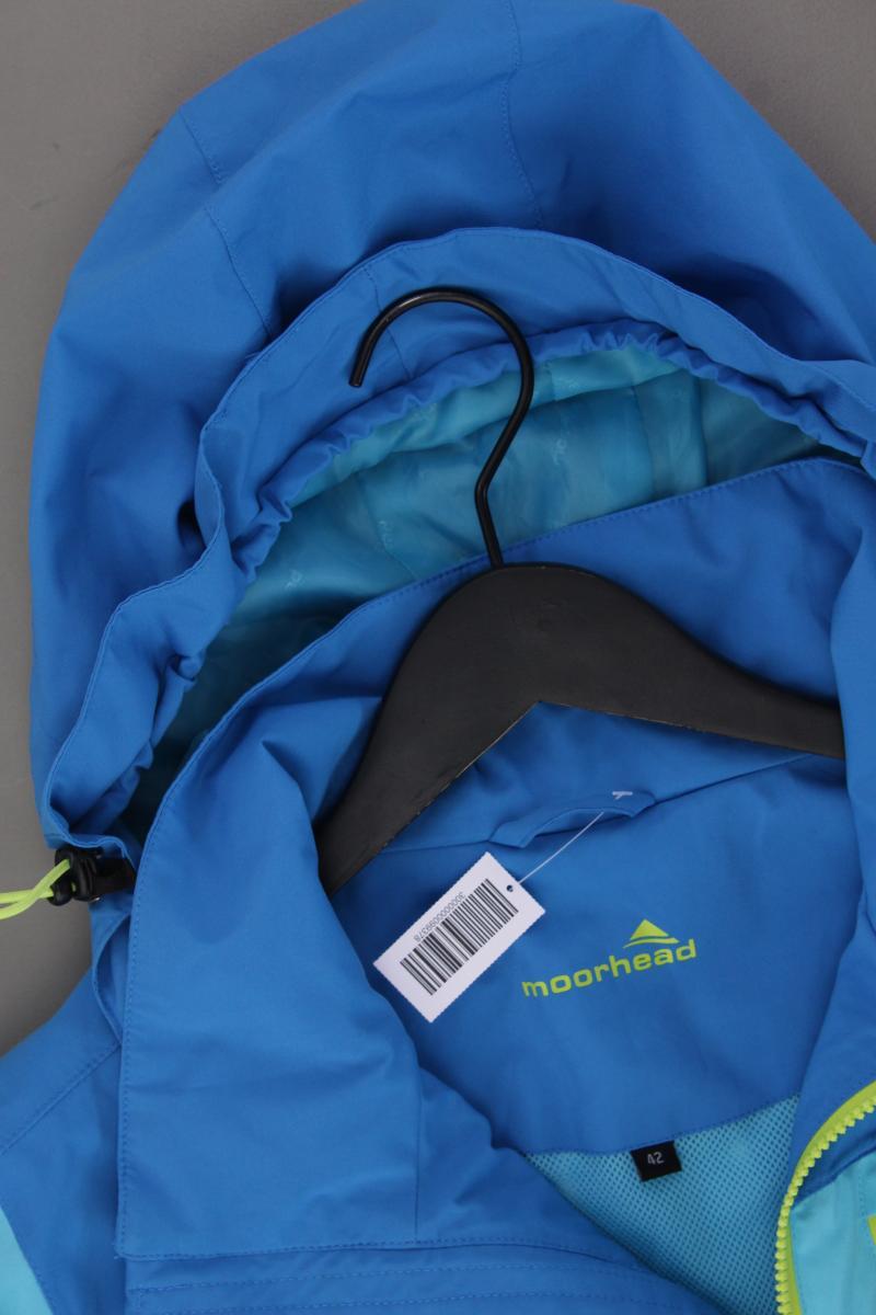 moorhead Kapuzenjacke Gr. 42 blau aus Polyester