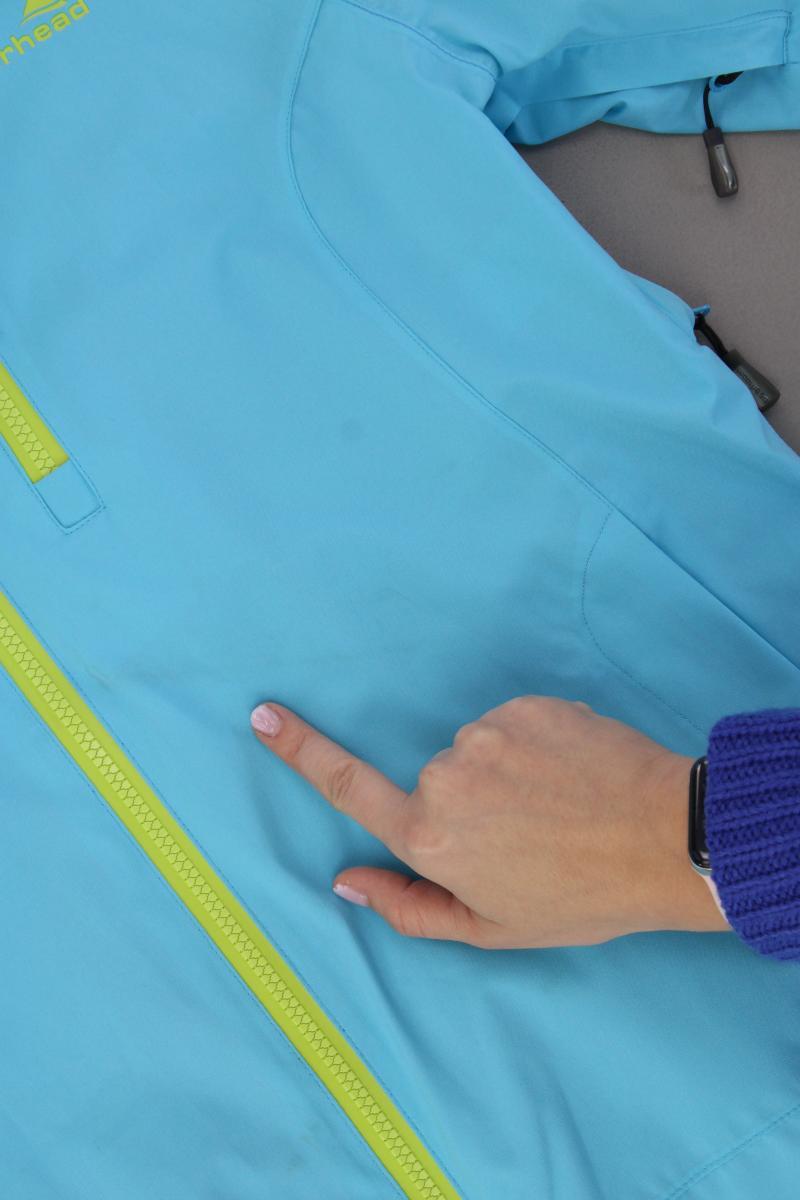 moorhead Kapuzenjacke Gr. 42 blau aus Polyester