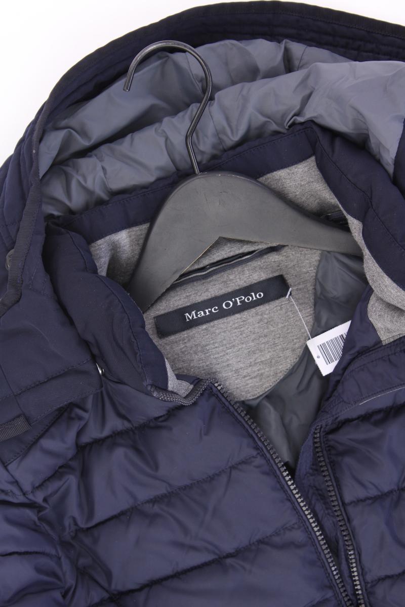 Marc O'Polo Kapuzenmantel Gr. 36 blau aus Polyester