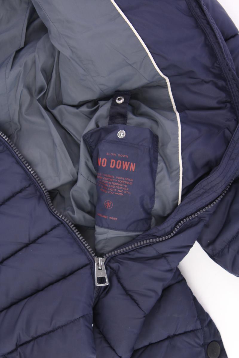 Marc O'Polo Kapuzenmantel Gr. 36 blau aus Polyester