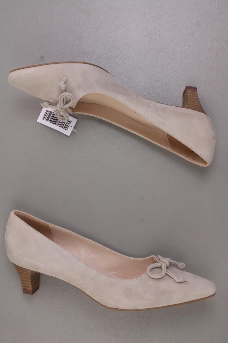 Peter Kaiser Pumps Gr. 38,5 creme aus Leder