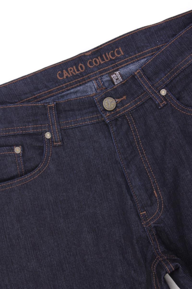 Carlo Colucci Straight Jeans für Herren Gr. W33/L30 Modell Enrico blau