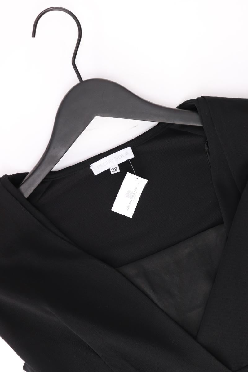 Pedro Novo Kleid Gr. 38 Kurzarm schwarz aus Polyester