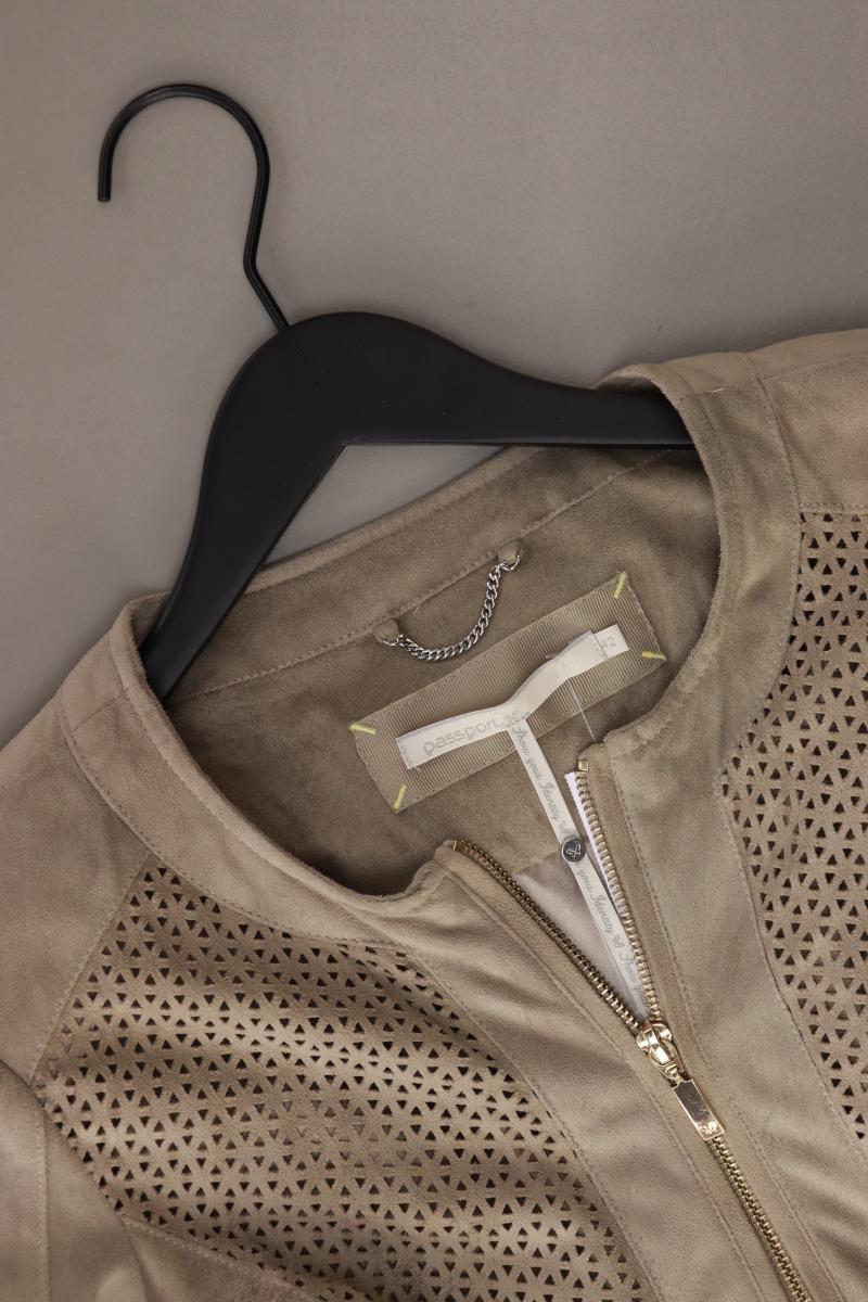 Passport Übergangsjacke Gr. 42 grau aus Polyester