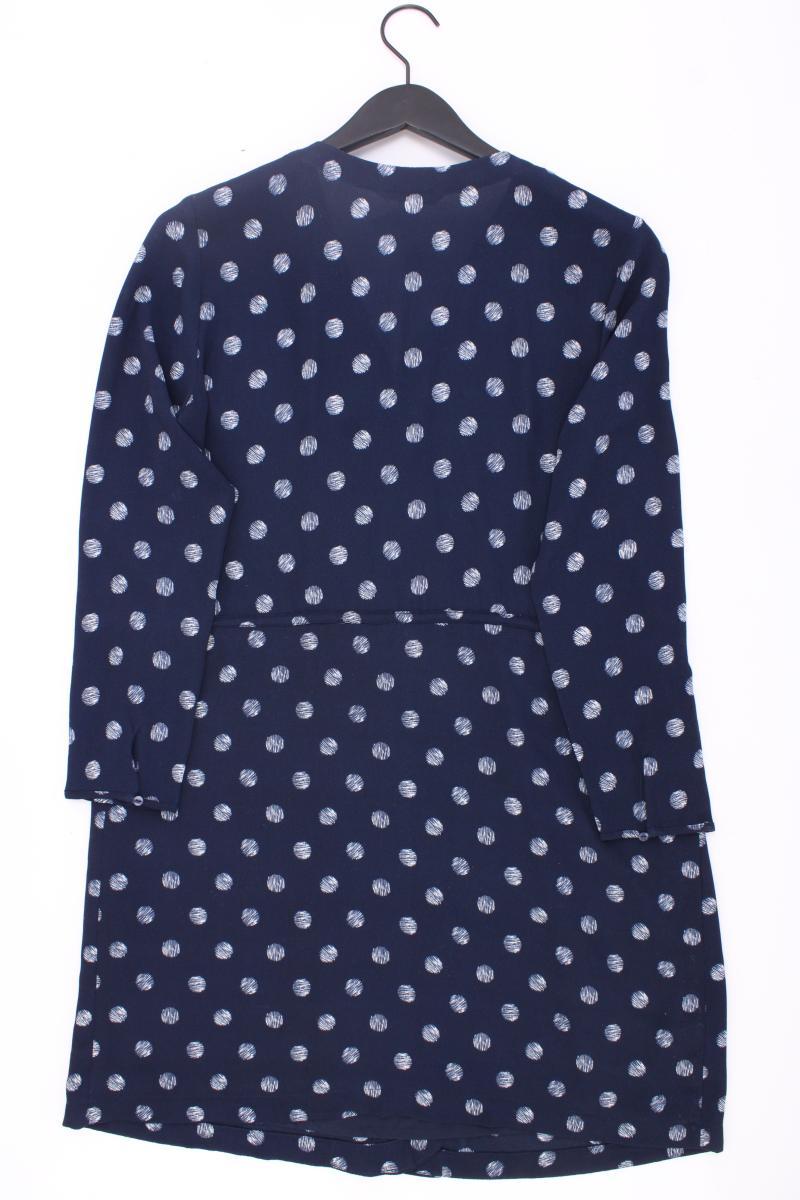 Tom Tailor (Denim) Langarmkleid Gr. L gepunktet blau aus Polyester