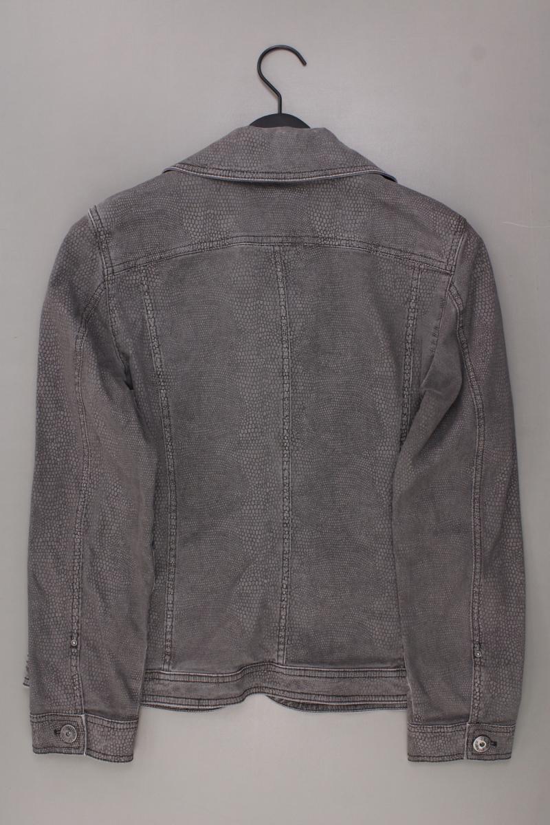 Bonita Übergangsjacke Gr. 42 grau aus Baumwolle